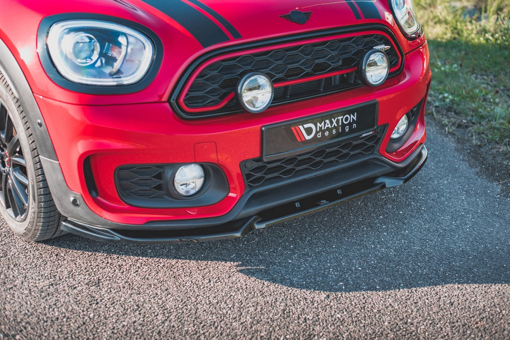 Prelungire splitter bara fata Mini Countryman Mk2 F60 JCW 2020- v1 - Maxton Design