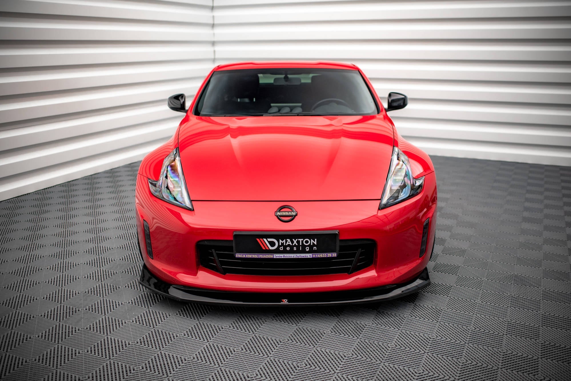 Prelungire splitter bara fata Nissan 370Z Facelift 2012-2020 v2 - Maxton Design