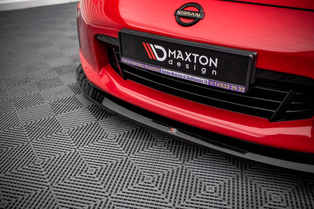 Prelungire splitter bara fata Nissan 370Z Facelift 2012-2020 v2 - Maxton Design