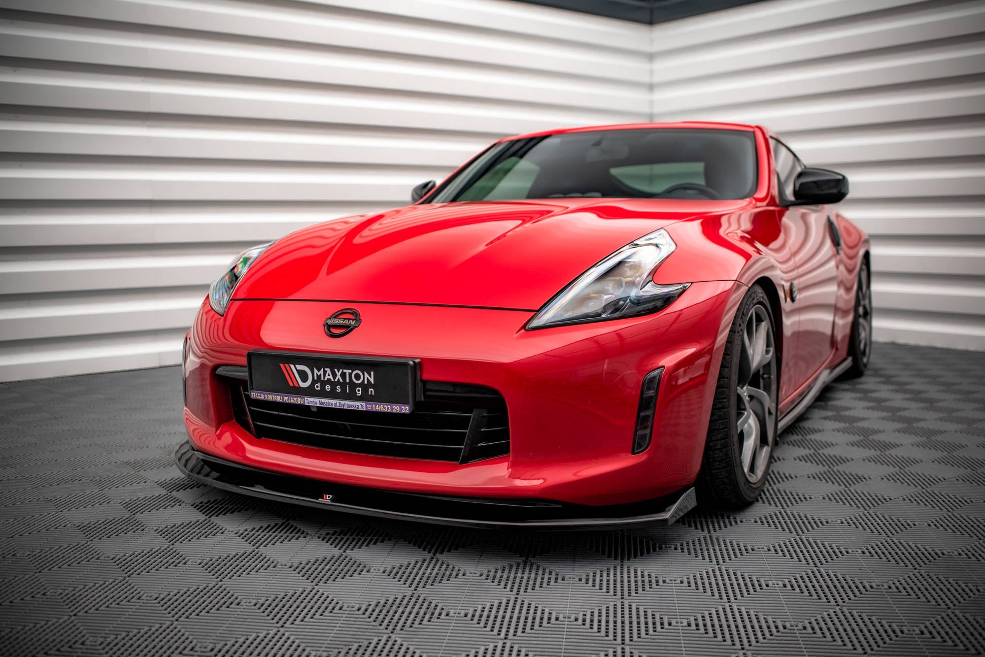 Prelungire splitter bara fata Nissan 370Z Facelift 2012-2020 v2 - Maxton Design