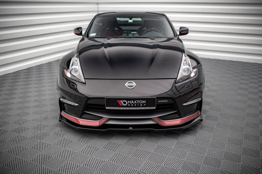 Prelungire splitter bara fata Nissan 370Z Nismo Facelift 2014-2020 v1 - Maxton Design