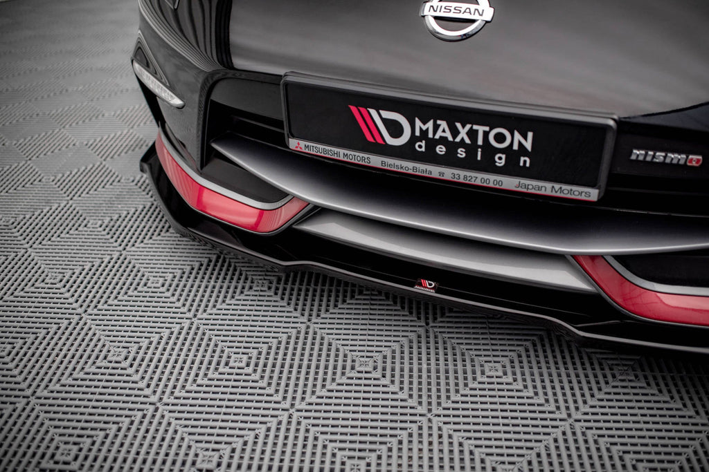 Prelungire splitter bara fata Nissan 370Z Nismo Facelift 2014-2020 v1 - Maxton Design