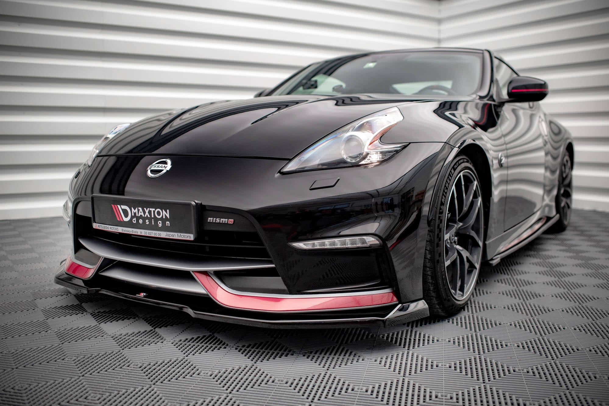 Prelungire splitter bara fata Nissan 370Z Nismo Facelift 2014-2020 v1 - Maxton Design
