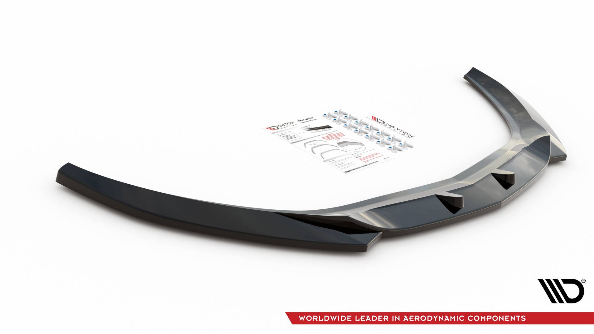 Prelungire splitter bara fata Opel Astra J GTC OPC-Line 2011-2018 v6 - Maxton Design