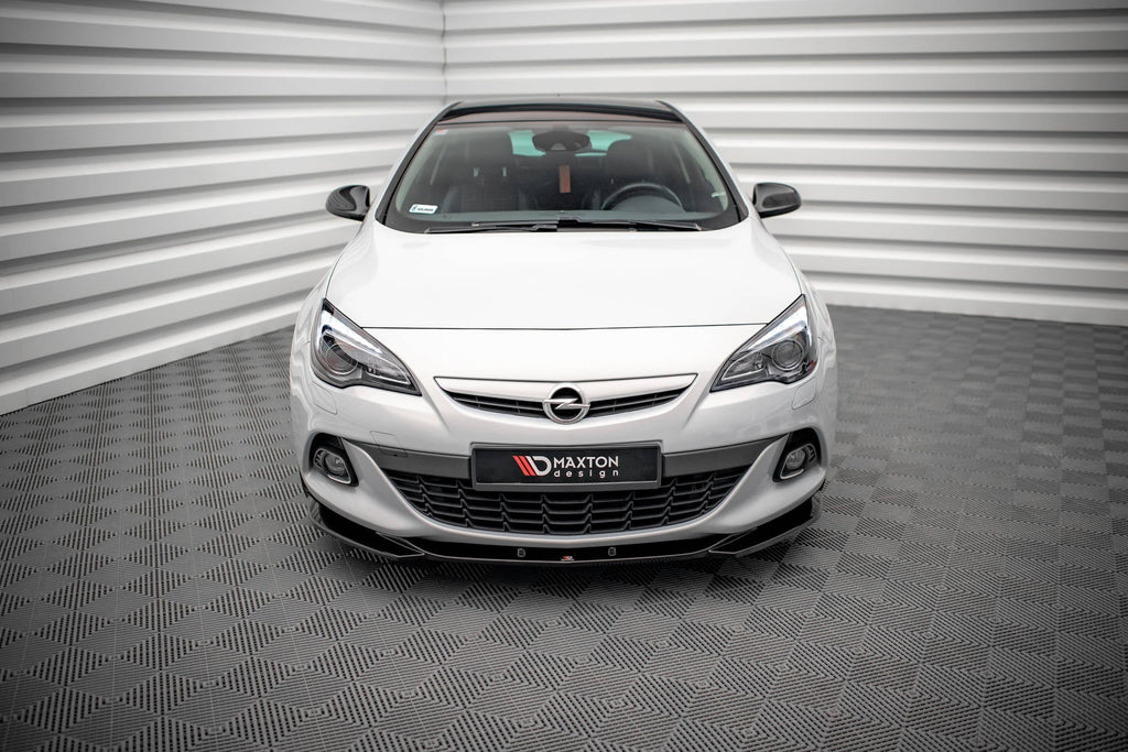 Prelungire splitter bara fata Opel Astra J GTC OPC-Line 2011-2018 v6 - Maxton Design