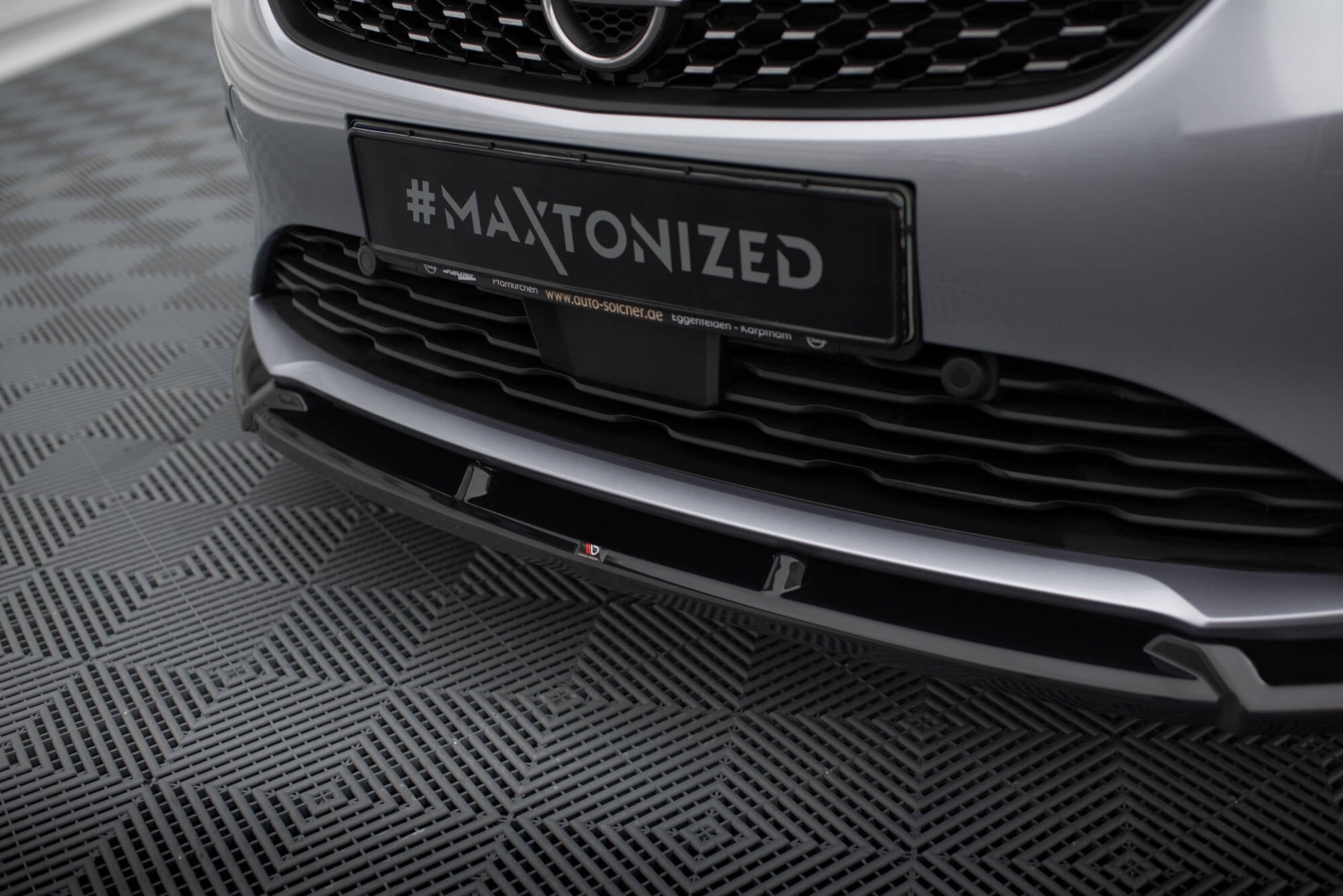 Prelungire splitter bara fata Opel Corsa F (Mk6) 2019- v1 - Maxton Design