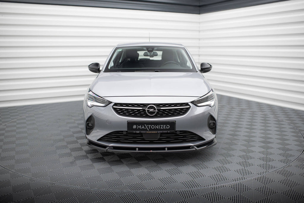 Prelungire splitter bara fata Opel Corsa F (Mk6) 2019- v1 - Maxton Design
