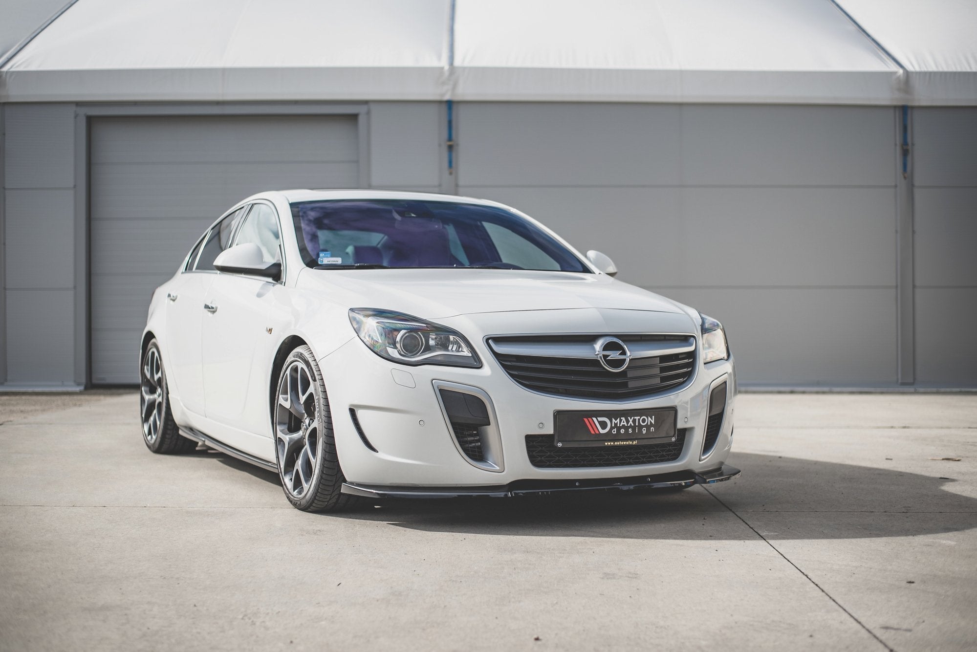 Prelungire splitter bara fata Opel Insignia Mk1 OPC Facelift 2013-2017 v5 - Maxton Design