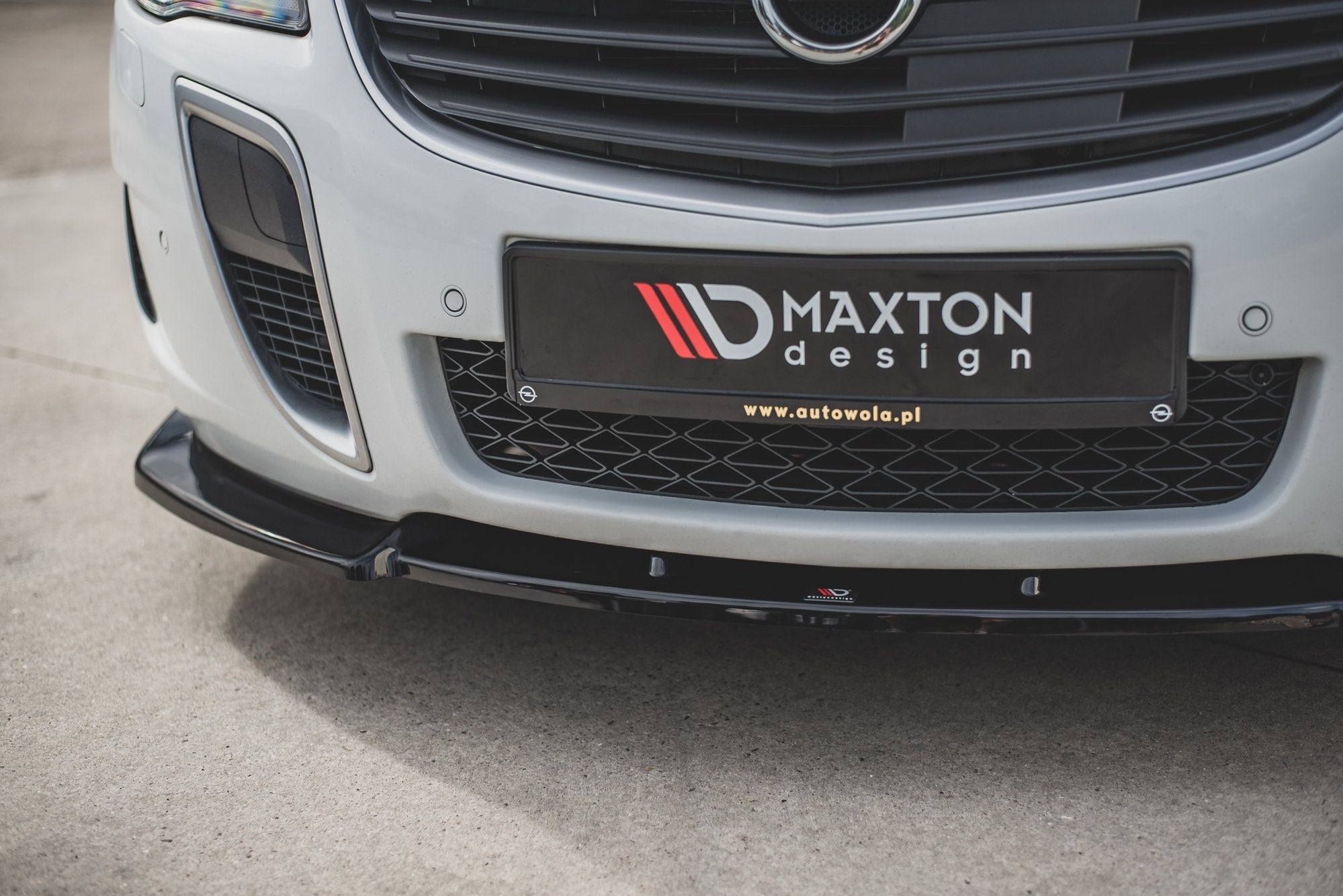 Prelungire splitter bara fata Opel Insignia Mk1 OPC Facelift 2013-2017 v5 - Maxton Design