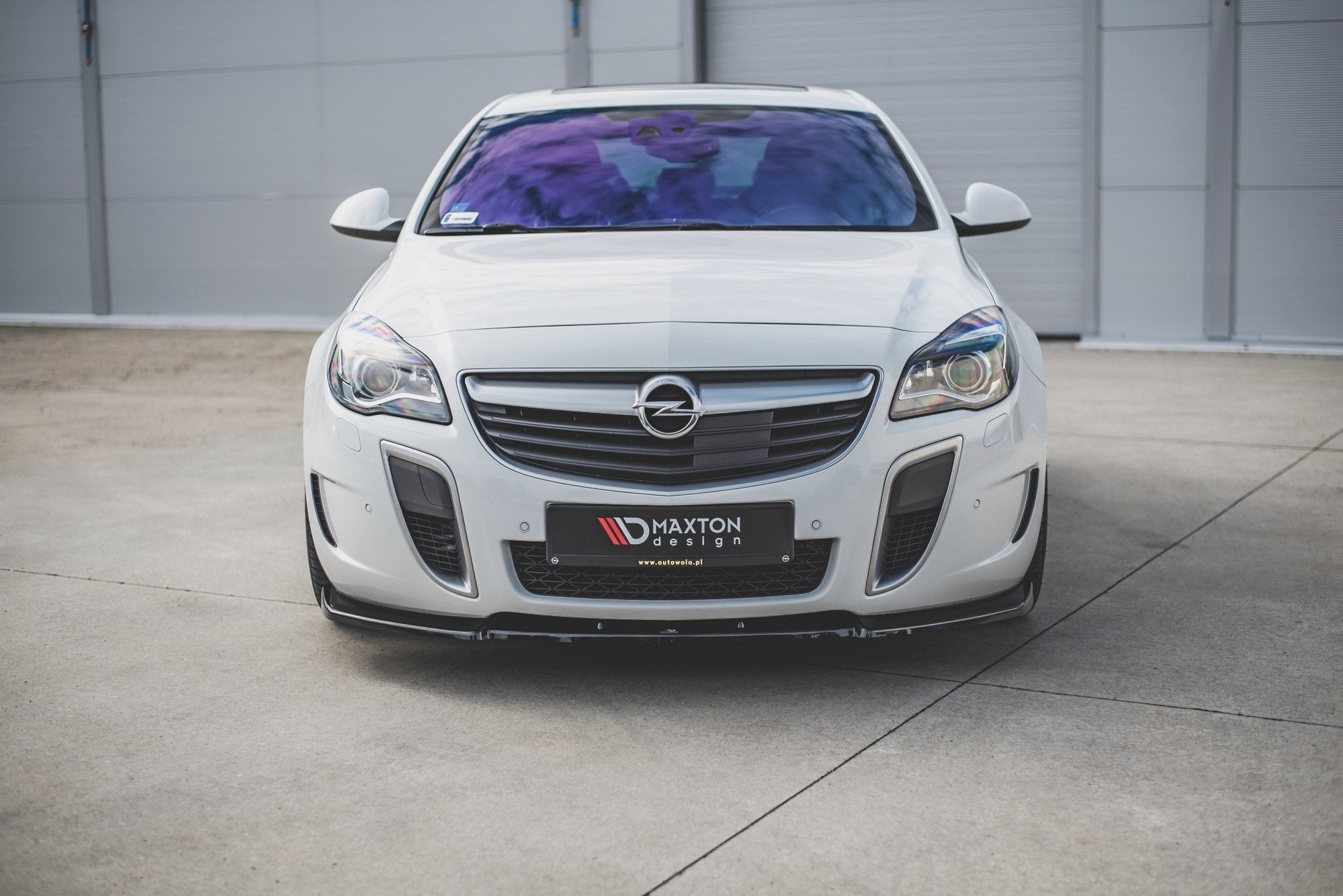 Prelungire splitter bara fata Opel Insignia Mk1 OPC Facelift 2013-2017 v5 - Maxton Design