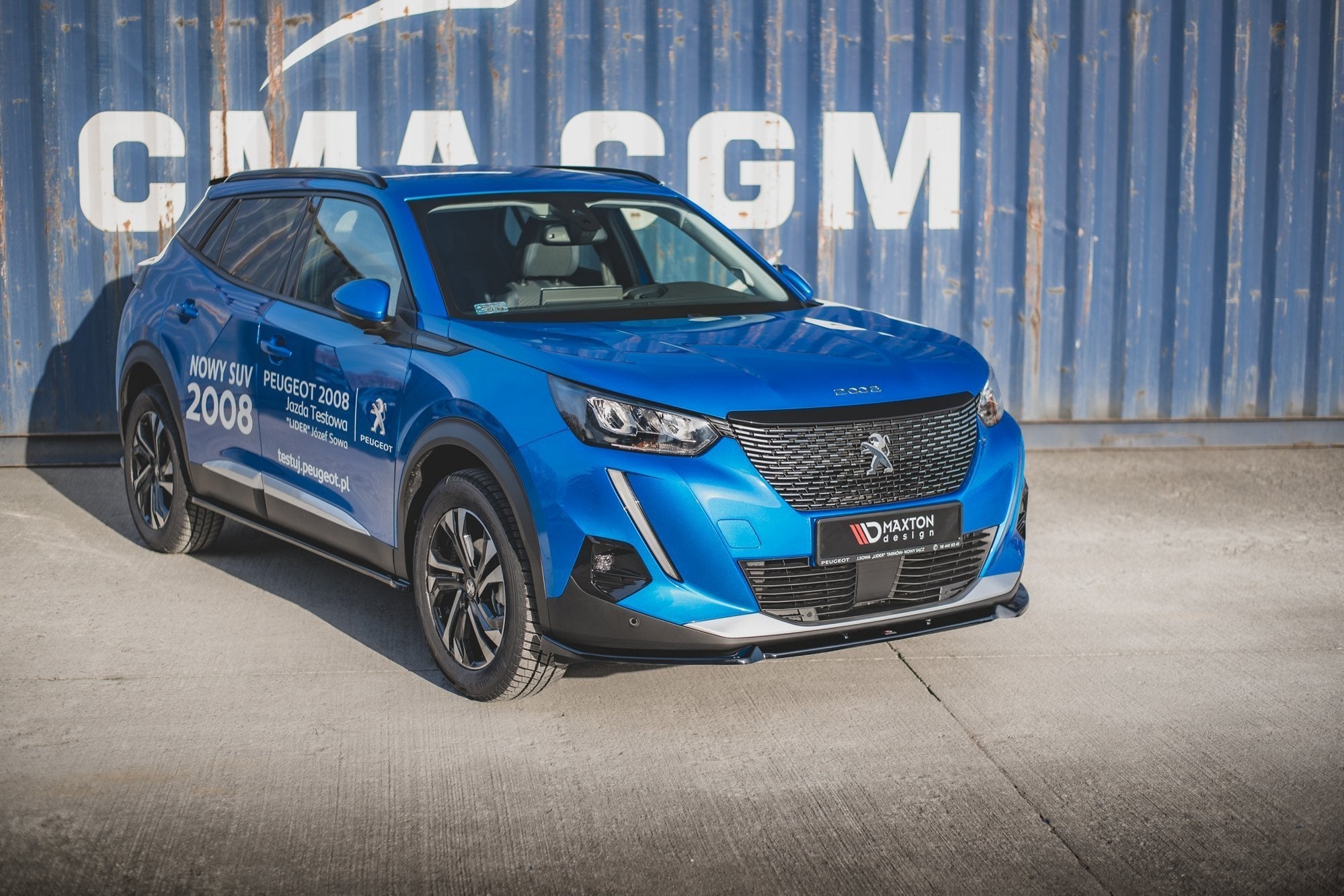 Prelungire splitter bara fata Peugeot 2008 Mk2 2019- v1 - Maxton Design