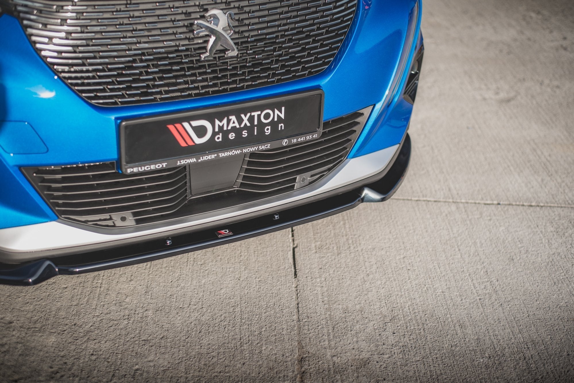 Prelungire splitter bara fata Peugeot 2008 Mk2 2019- v1 - Maxton Design
