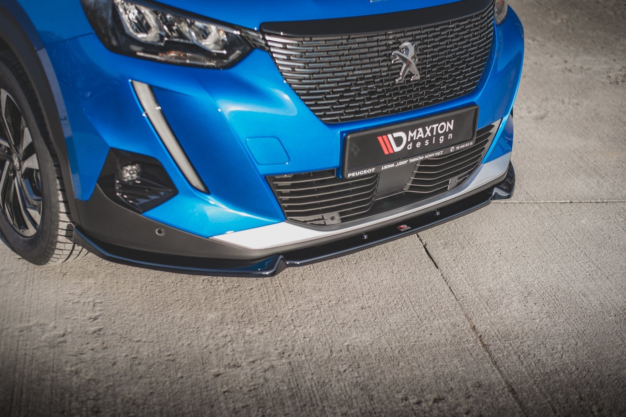 Prelungire splitter bara fata Peugeot 2008 Mk2 2019- v1 - Maxton Design