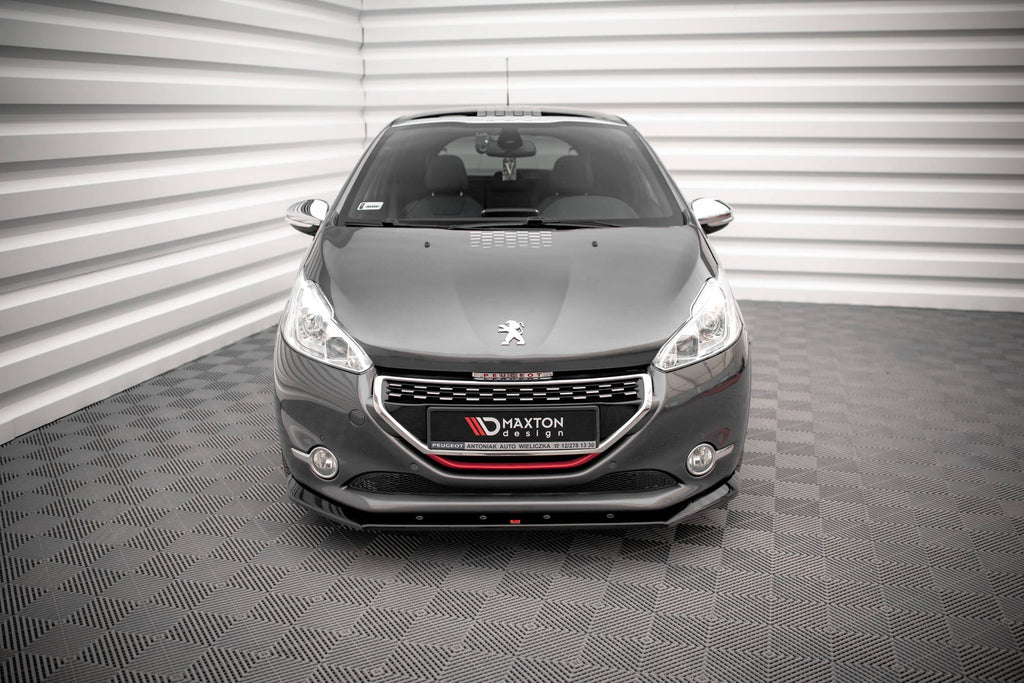 Prelungire splitter bara fata Peugeot 208 GTi Mk1 2013-2015 v4 - Maxton Design