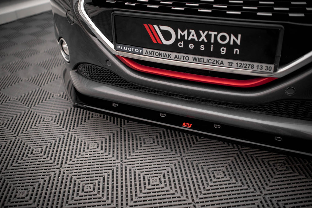 Prelungire splitter bara fata Peugeot 208 Standard GTI 2012-2015 v1 - Maxton Design