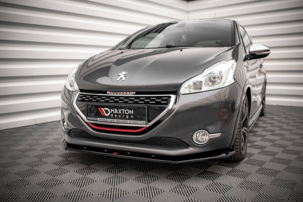 Prelungire splitter bara fata Peugeot 208 GTi Mk1 2013-2015 v4 - Maxton Design
