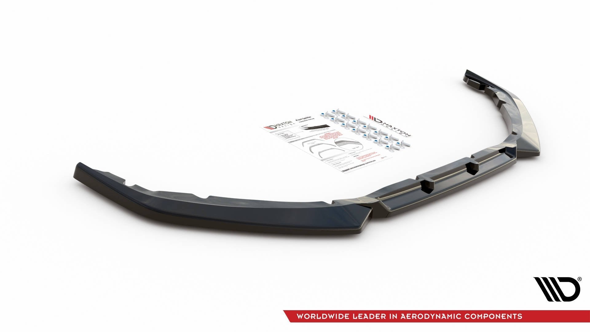 Prelungire splitter bara fata Peugeot 208 Mk2 2019- v2 - Maxton Design