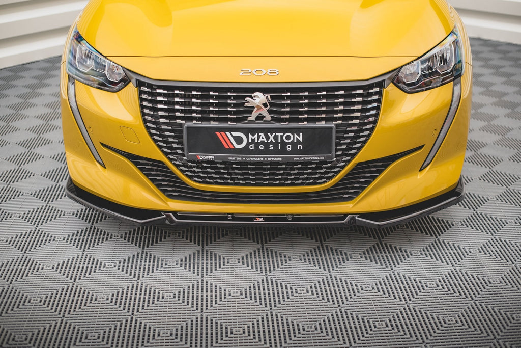 Prelungire splitter bara fata Peugeot 208 Mk2 2019- v2 - Maxton Design