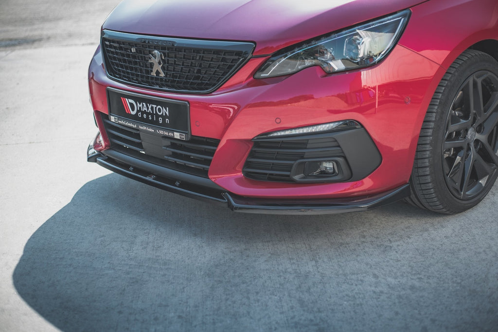 Prelungire splitter bara fata Peugeot 308 GT Mk2 Facelift 2017- v6 - Maxton Design