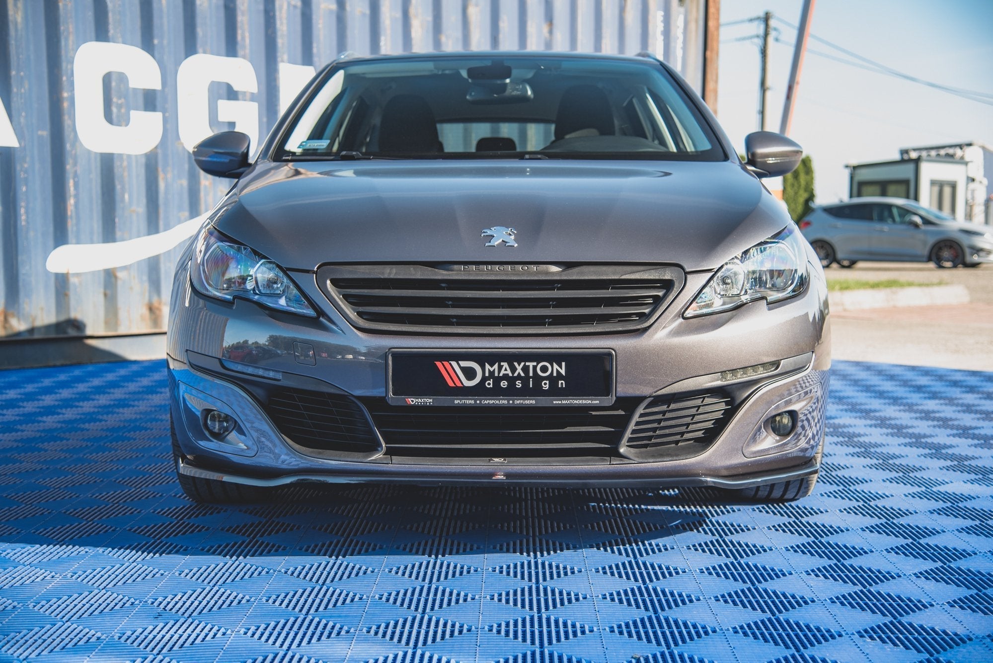 Prelungire splitter bara fata Peugeot 308 Mk2 Facelift 2017-2021 v4 - Maxton Design