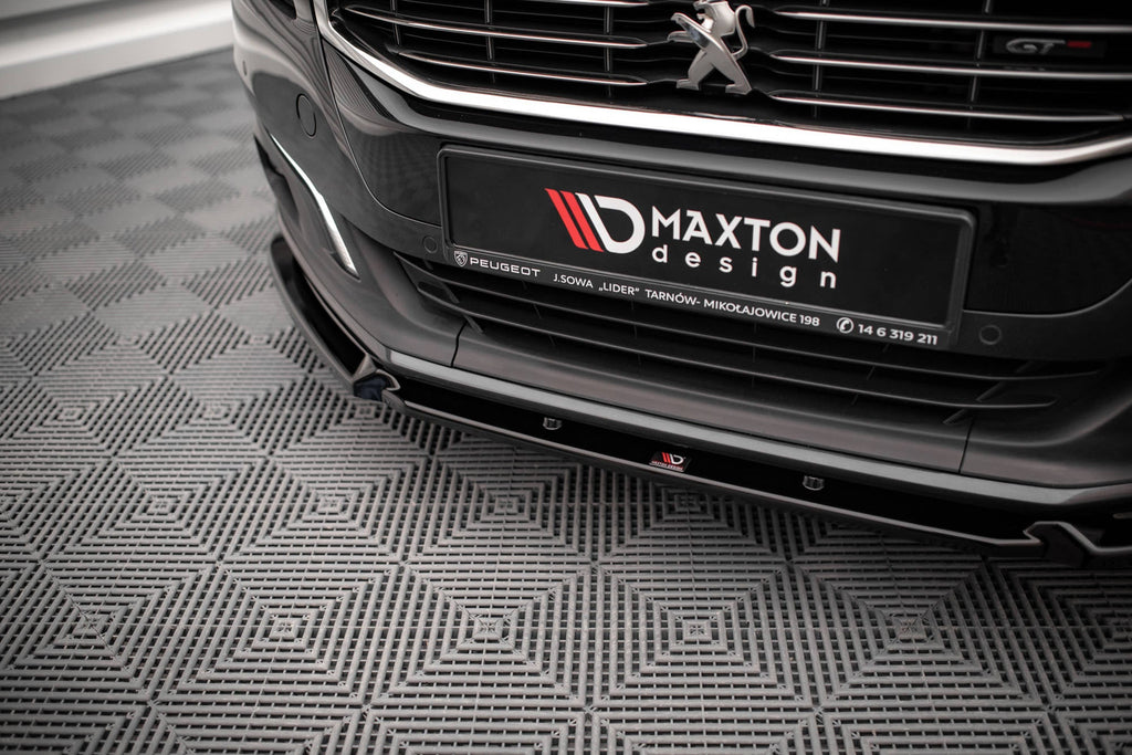 Prelungire splitter bara fata Peugeot 508 GT Mk1 Facelift 2014-2018 v1 - Maxton Design