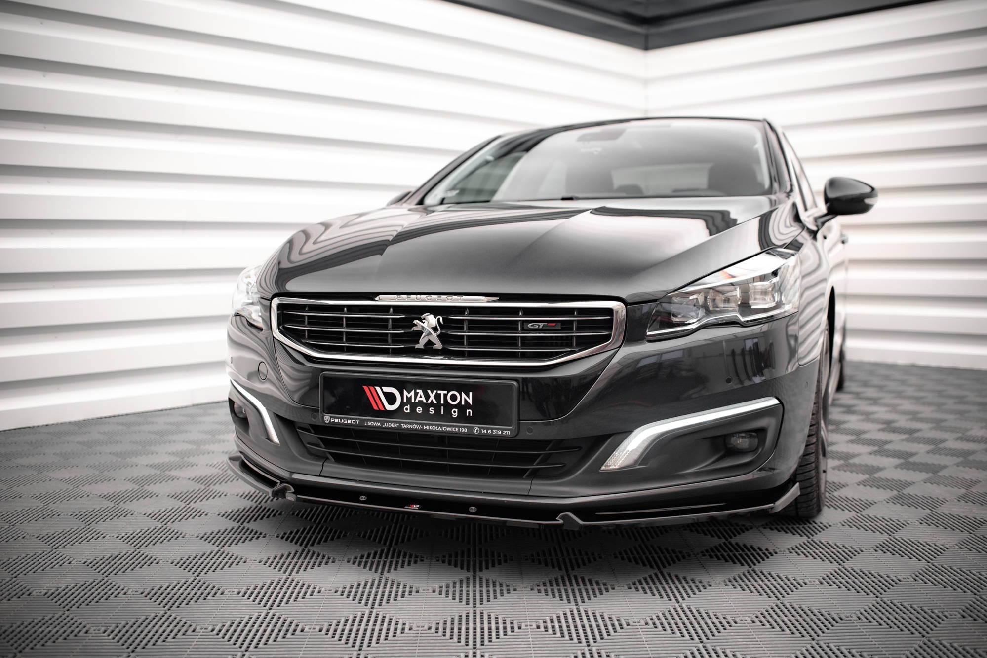 Prelungire splitter bara fata Peugeot 508 GT Mk1 Facelift 2014-2018 v1 - Maxton Design