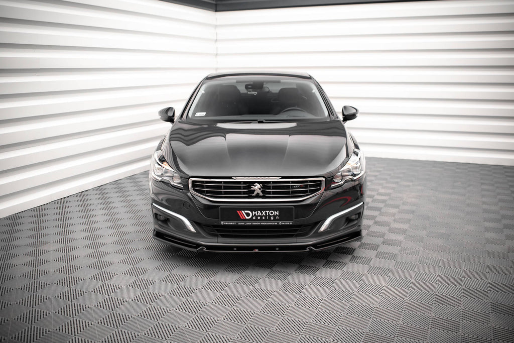 Prelungire splitter bara fata Peugeot 508 GT Mk1 Facelift 2014-2018 v1 - Maxton Design