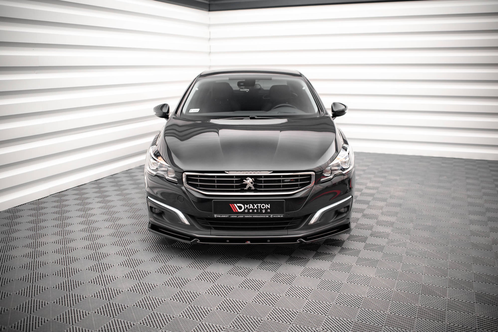 Prelungire splitter bara fata Peugeot 508 GT Mk1 Facelift 2014-2018 v1 - Maxton Design