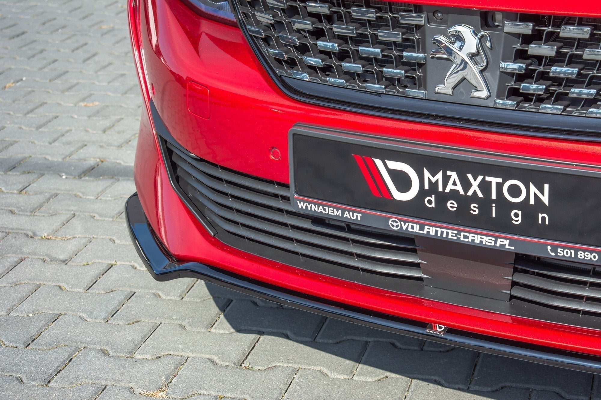 Prelungire splitter bara fata Peugeot 508 Mk2 SW 2018- v1 - Maxton Design