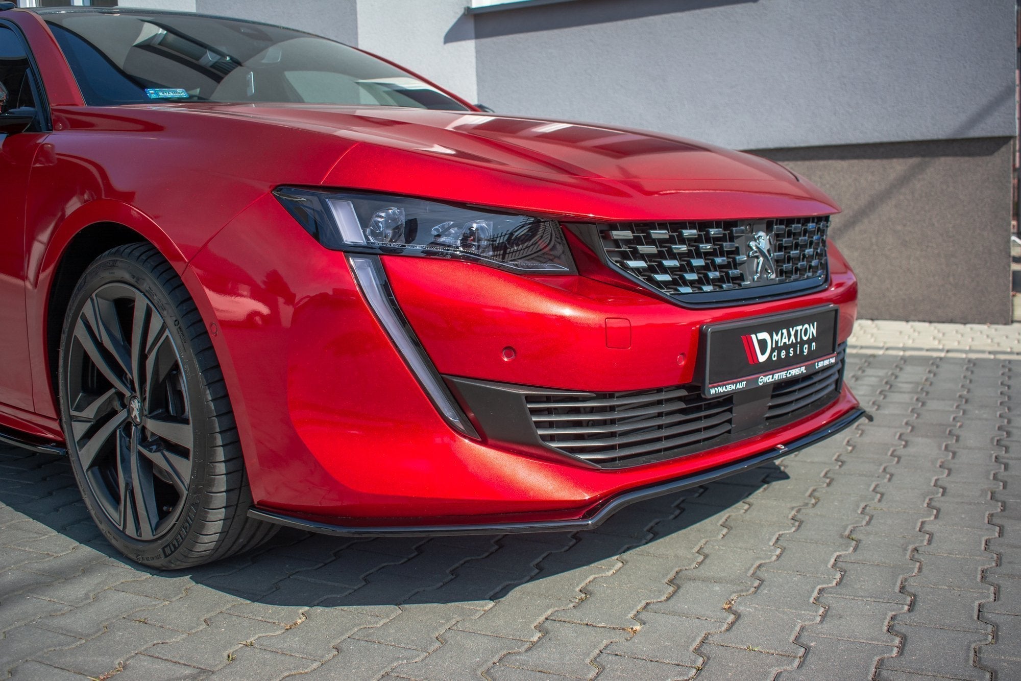 Prelungire splitter bara fata Peugeot 508 Mk2 SW 2018- v1 - Maxton Design