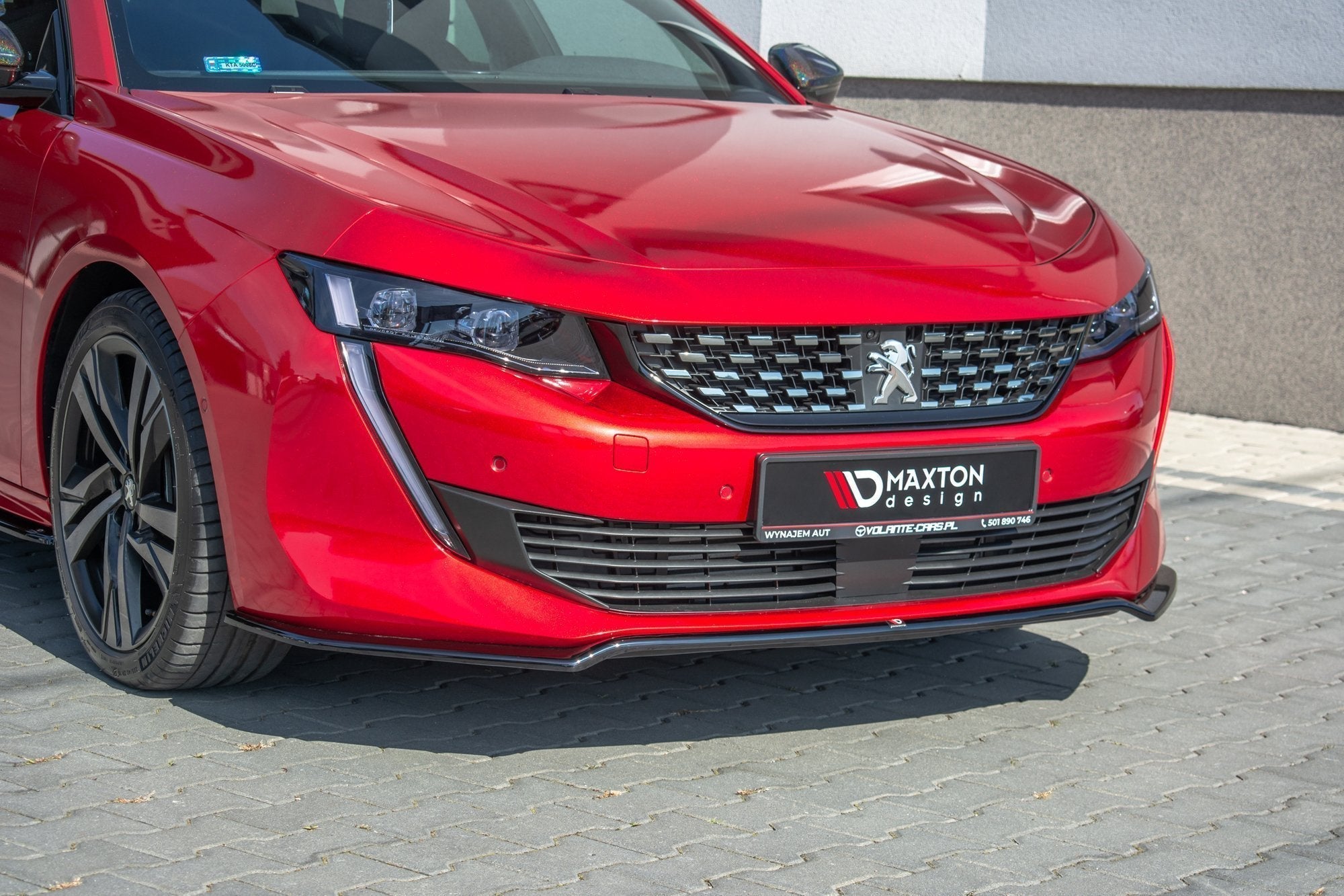 Prelungire splitter bara fata Peugeot 508 Mk2 SW 2018- v1 - Maxton Design