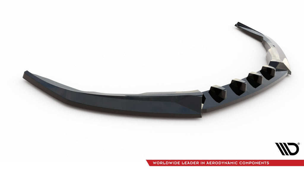 Prelungire splitter bara fata Porsche 718 Cayman 982c 2016- v1 - Maxton Design