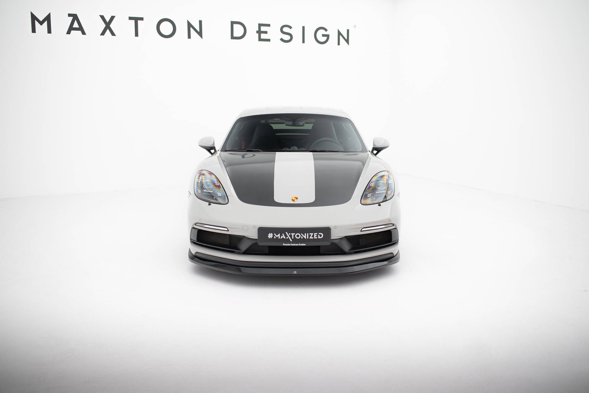 Prelungire splitter bara fata Porsche 718 Cayman GTS 982c 2016- v4 - Maxton Design