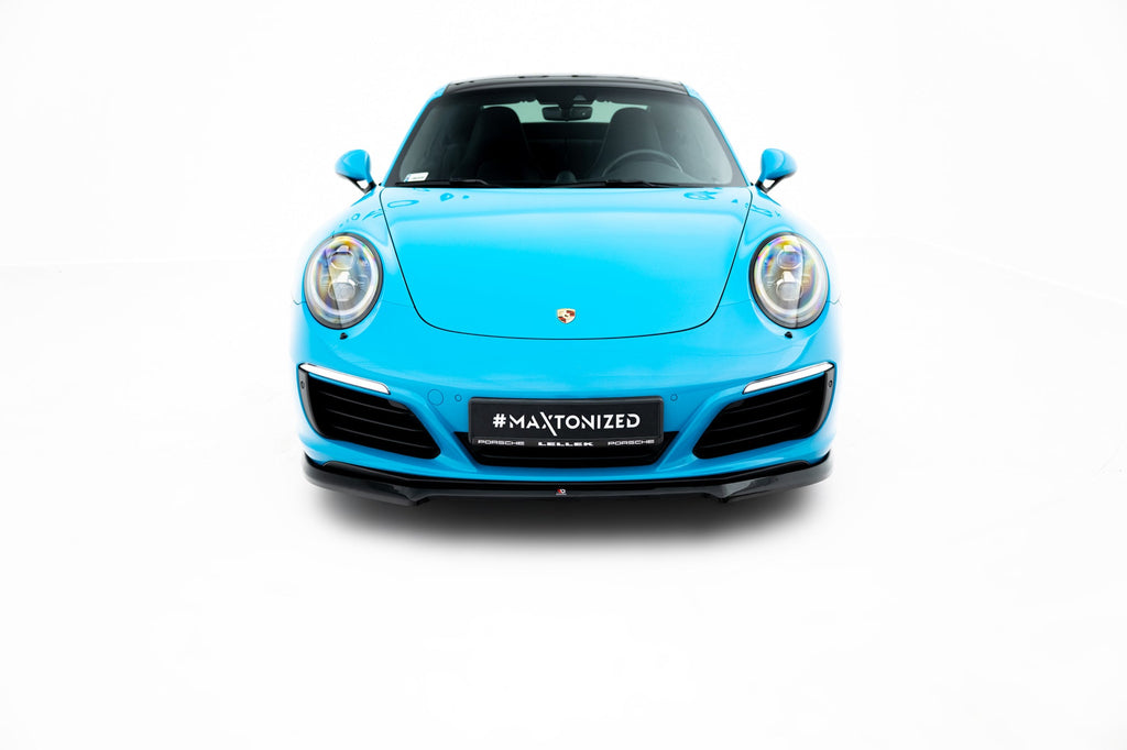 Prelungire splitter bara fata Porsche 911 Carrera 991 2011-2016 v1 - Maxton Design