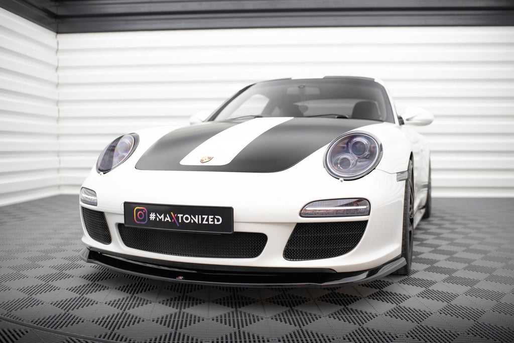 Prelungire splitter bara fata Porsche 911 Carrera 997 Facelift 2009-2012 v3 - Maxton Design