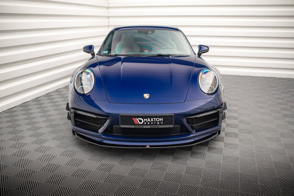 Prelungire splitter bara fata Porsche 911 Carrera Aero 992 2019- v2 - Maxton Design