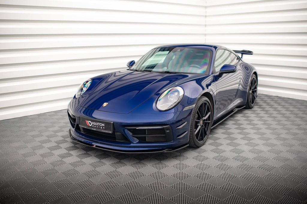 Prelungire splitter bara fata Porsche 911 Carrera Aero 992 2019- v2 - Maxton Design