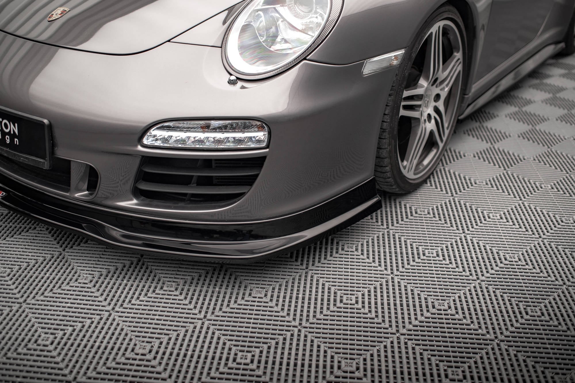 Prelungire splitter bara fata Porsche 911 Carrera GTS 997 Facelift 2009-2011 v3 - Maxton Design