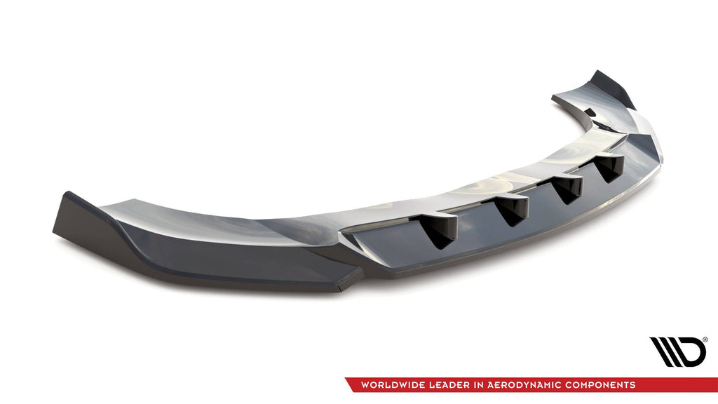 Prelungire splitter bara fata Porsche Macan Mk1 Facelift 2018-2021 v1 - Maxton Design