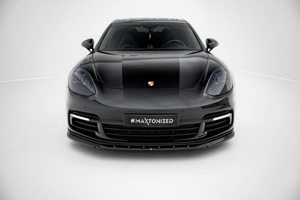Prelungire splitter bara fata Porsche Panamera E-Hybrid 971 2016-2020 v6 - Maxton Design