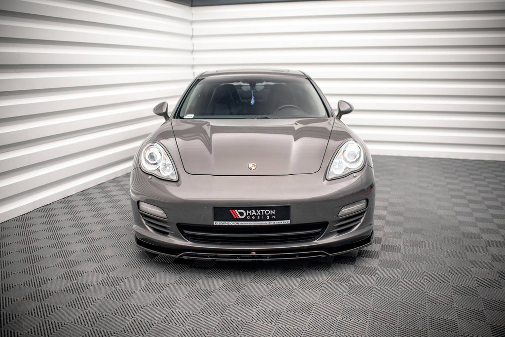 Prelungire splitter bara fata Porsche Panamera / Panamera Diesel 970 2009-2013 v3 - Maxton Design