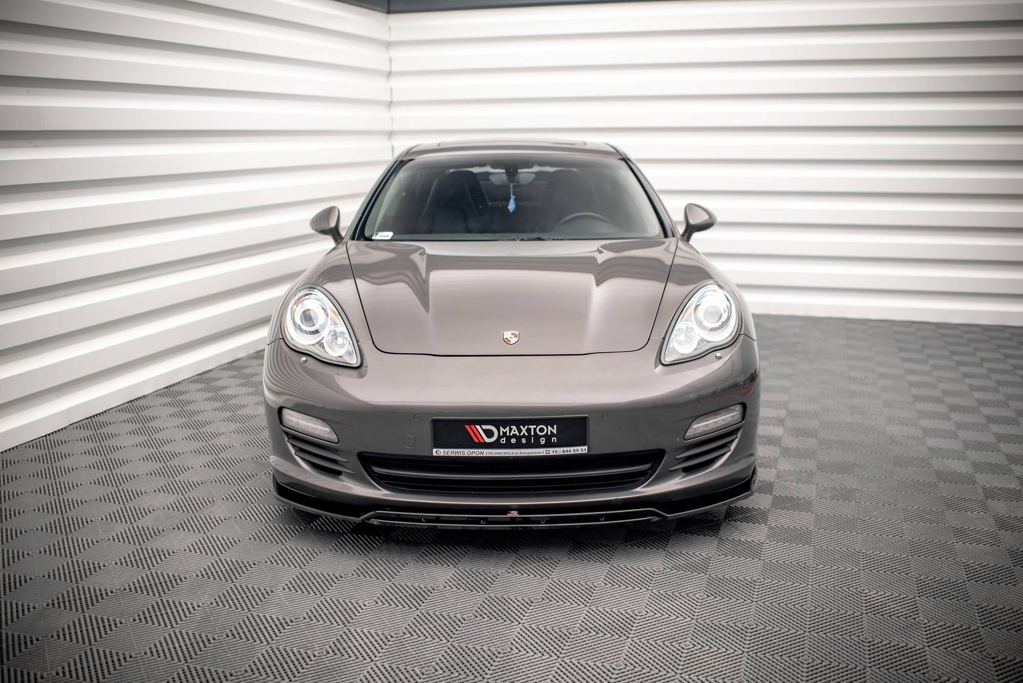 Prelungire splitter bara fata Porsche Panamera / Panamera Diesel 970 2009-2013 v3 - Maxton Design