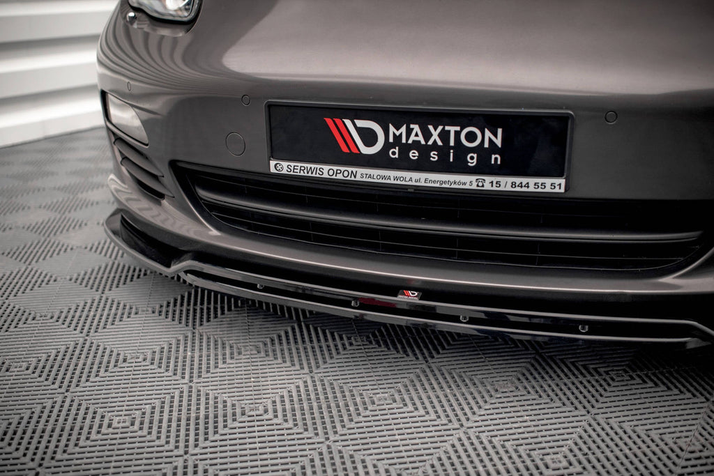 Prelungire splitter bara fata Porsche Panamera / Panamera Diesel 970 2009-2013 v3 - Maxton Design