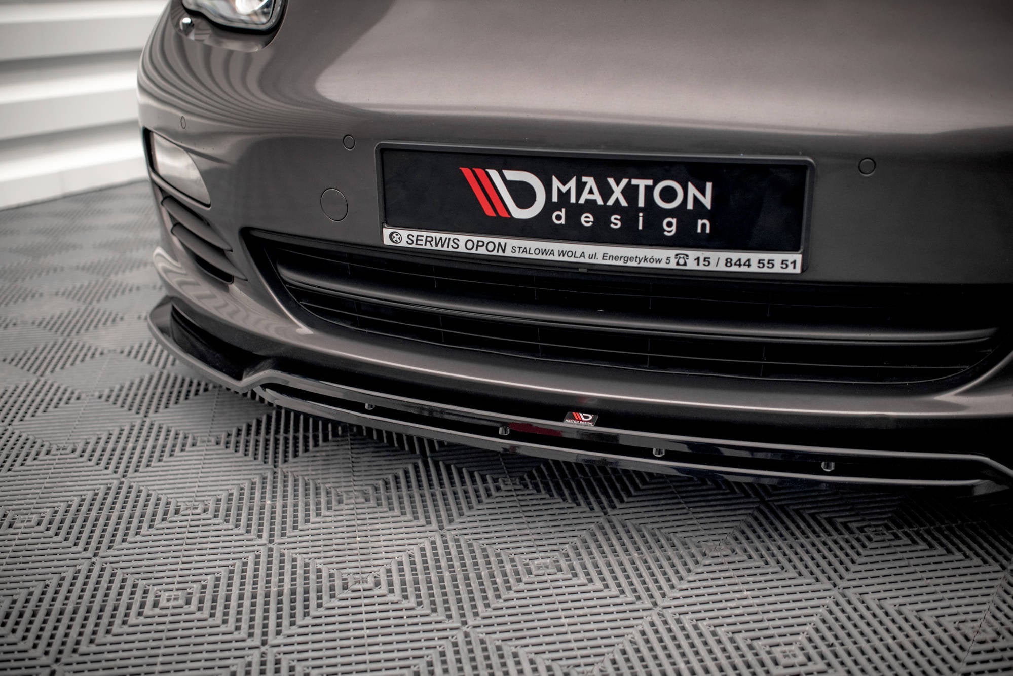 Prelungire splitter bara fata Porsche Panamera / Panamera Diesel 970 2009-2013 v3 - Maxton Design