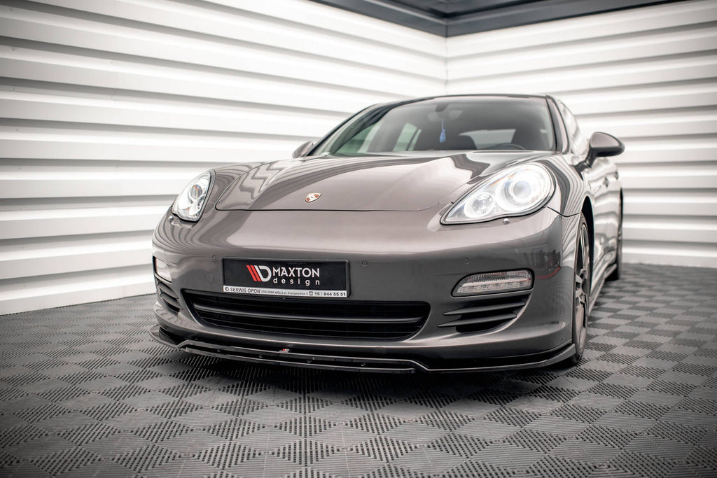 Prelungire splitter bara fata Porsche Panamera / Panamera Diesel 970 2009-2013 v3 - Maxton Design