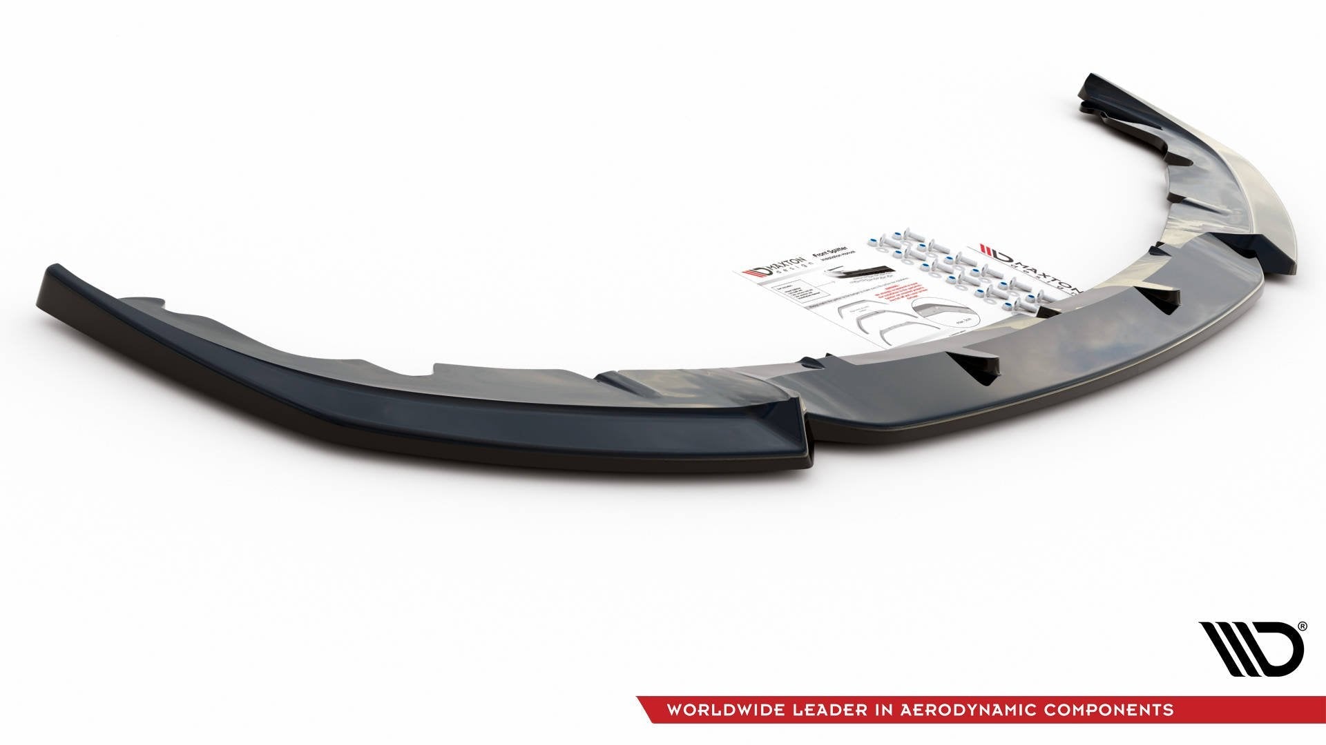 Prelungire splitter bara fata Porsche Panamera Turbo 970 Facelift 2013-2016 v1 - Maxton Design