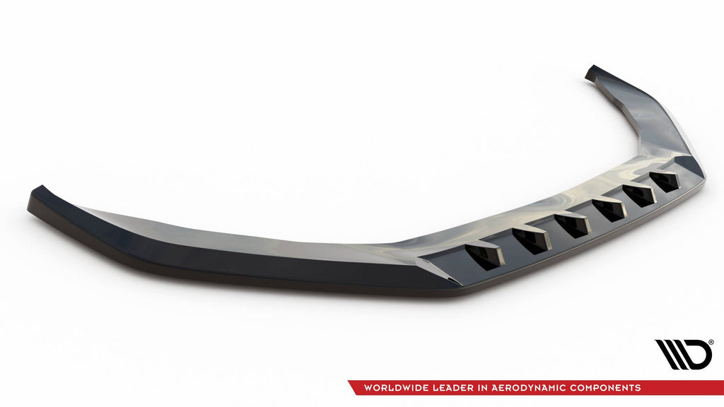 Prelungire splitter bara fata Porsche Panamera E-Hybrid 971 2016-2020 v2 - Maxton Design