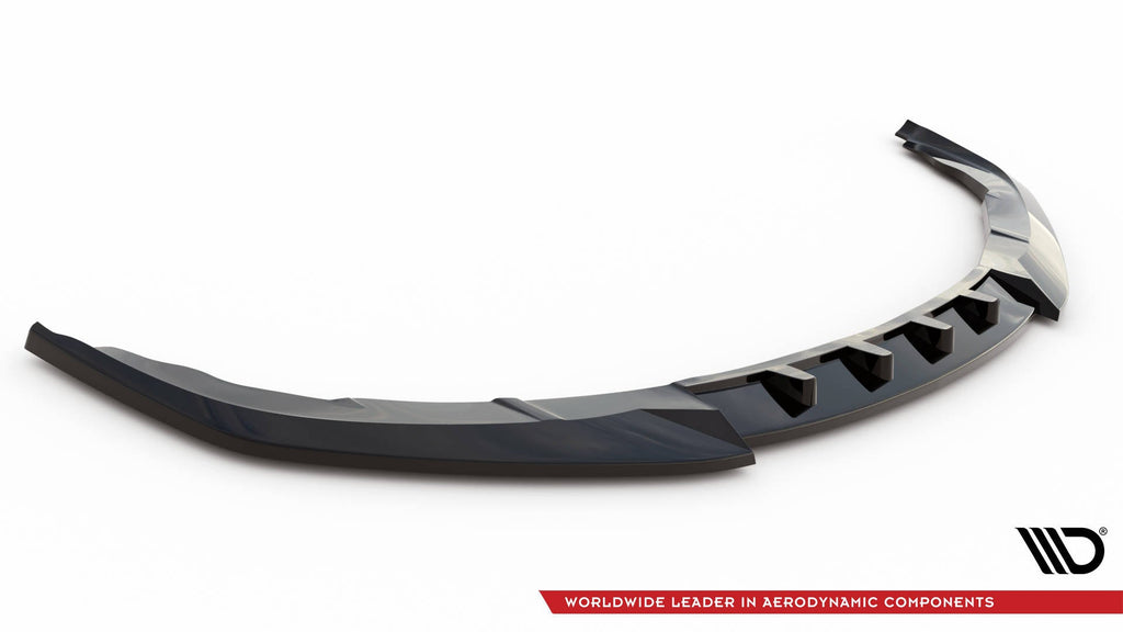 Prelungire splitter bara fata Porsche Panamera Turbo 970 2009-2013 v5 - Maxton Design