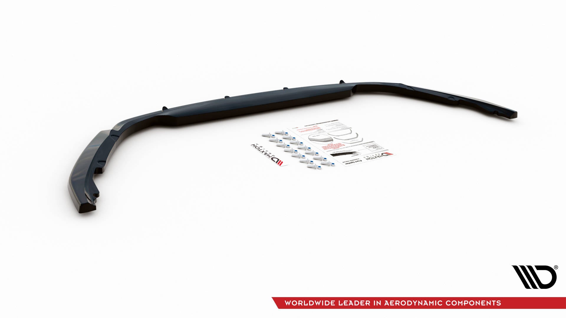 Prelungire splitter bara fata Renault Clio Mk5 2019- v1 - Maxton Design