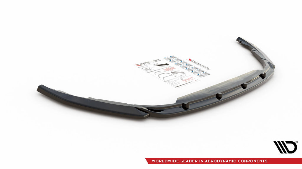 Prelungire splitter bara fata Renault Clio Mk5 2019- v1 - Maxton Design
